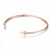 Diamond Arrow Bangle CTTW 0.514 Rose Gold