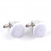 Cufflinks Made with Crystals from Swarovski® (Available in Black or White)