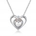 INFINITY LOVE NECKLACE WITH CRYSTALS FROM SWAROVSKI® Including Choice of Charm