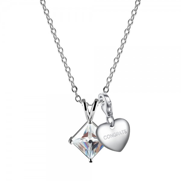 CRYSTAL V DROP INCLUDING CHOICE OF CHARM