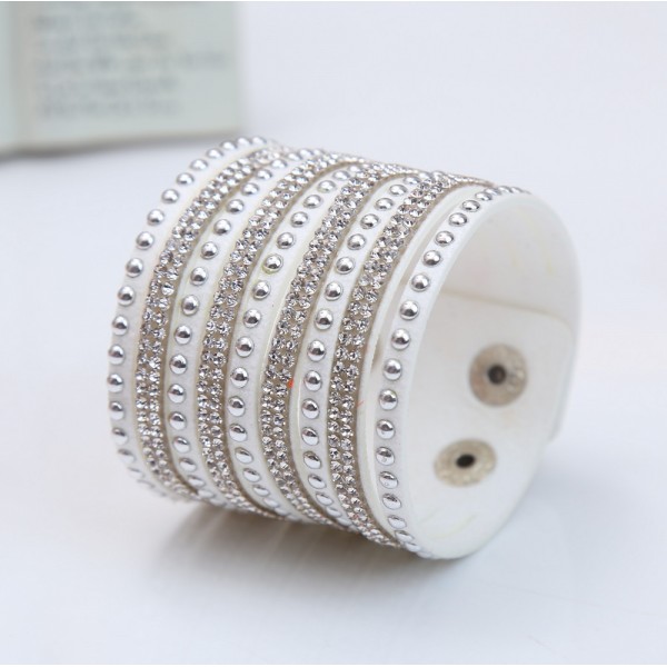 Stud Crystal Fashion Cuff