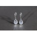 Crystal & Sapphire Drop Earrings
