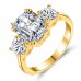Royal Crystal Inspired Engagement Ring