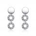 Crystal Circle Hoop Earrings