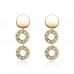 Crystal Circle Hoop Earrings