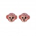 Cheeky Monkey Stud Crystal Earrings