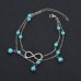 Infinity Bead Anklet