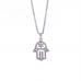 Hamsa Hand Crystal Pendant