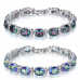 Rainbow Crystal & Topaz Bracelet