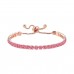 Adjustable Friendship Crystal Bracelet 4 colours and Rose Gold Tone