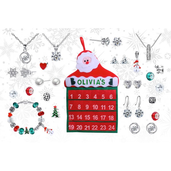 Personalised Jewellery Advent Calendar