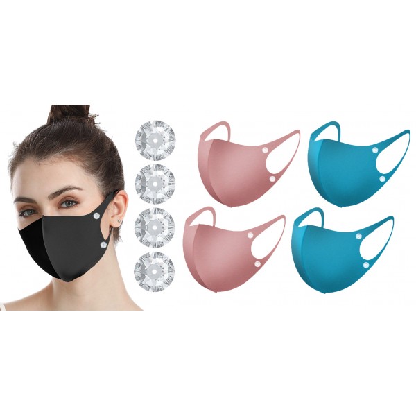 Reusable Face Mask with Crystals from Swarovski®