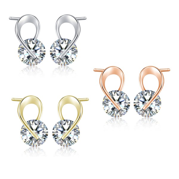 Ribbon Tie Earring Set with crystals from Swarovski®