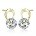 Ribbon Tie Earring Set with crystals from Swarovski®