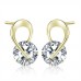 Ribbon Tie Earring Set with crystals from Swarovski®