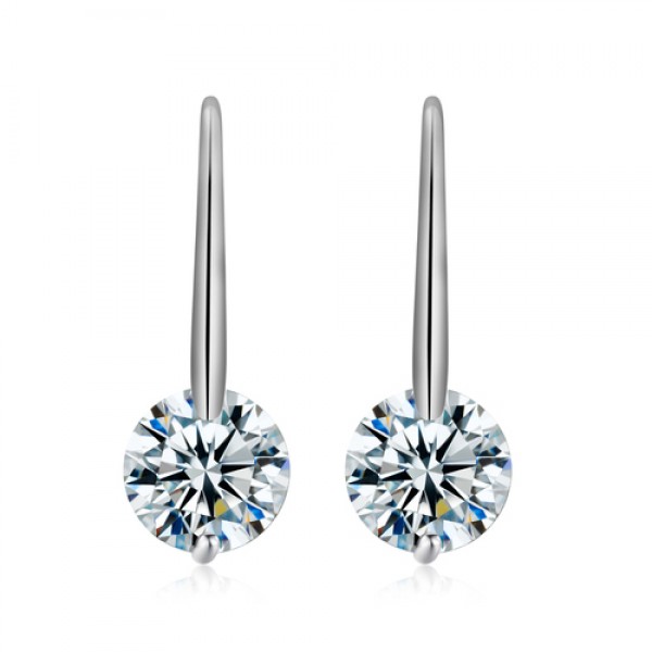 Pendulum Solitaire Earrings