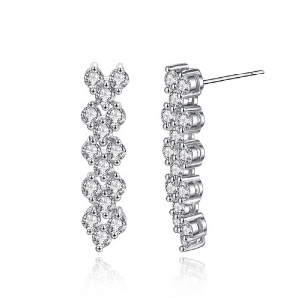 Crystals from Swarovski® Cluster Earrings 