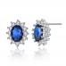 7.70 CTTW BLUE SAPPHIRE TRI-SET