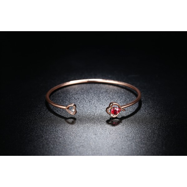 Diamond and Crystal made with Swarovski® Love Bangle