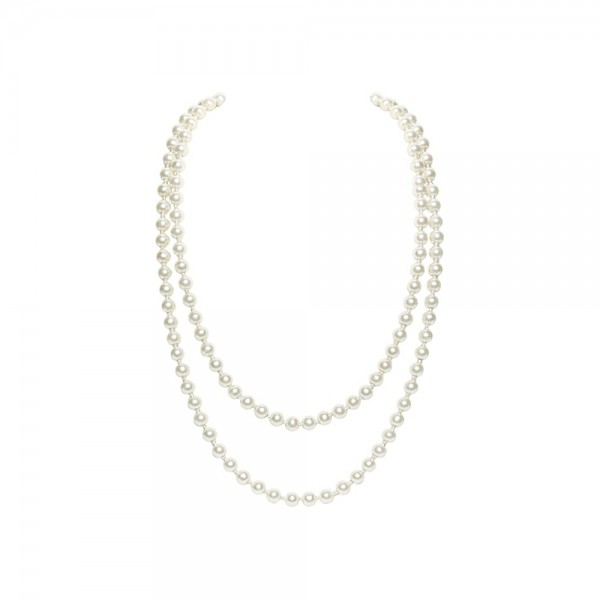 Fashion Faux Pearls Flapper Beads Cluster Long Pearl Necklace