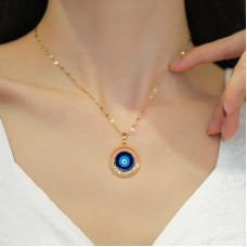 Gold Evil eye pendant