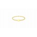 Natural Diamond Gold Plated Magnetic Clasp Bracelet