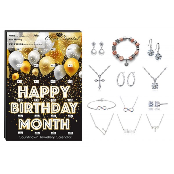 Birthday Countdown Jewellery Calendar