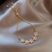 Crystal Flower Petals Women's Adjustable Bracelet - Fashion Jewellery Accessories