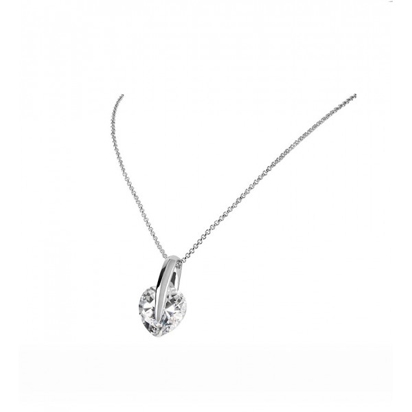Large Heart Crystal Pendant 15mm with crystals from Swarovski®