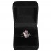 2.5 CARAT Marquis Cut Pink Lab-Created Sapphire 10K Black Gold Filled Ring