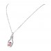 Pink Heart Crystal with crystals from Swarovski®