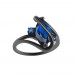 2.5 CARAT Marquis Cut Blue Lab-Created Sapphire 10K Black Gold Filled Ring