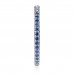 2.33 CARAT Brilliant Cut Blue Lab-Created Sapphire Rhodium Plated Ring