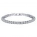 Solitaire Set with Crystals from Swarovski® and Multi Crystal Bracelet